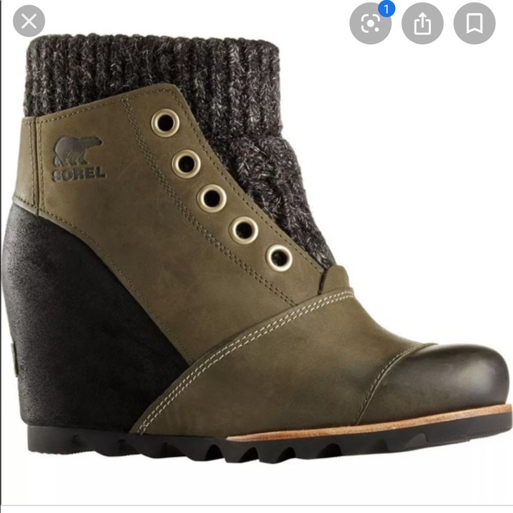 Sorel Joanie Sweater wedge boot
